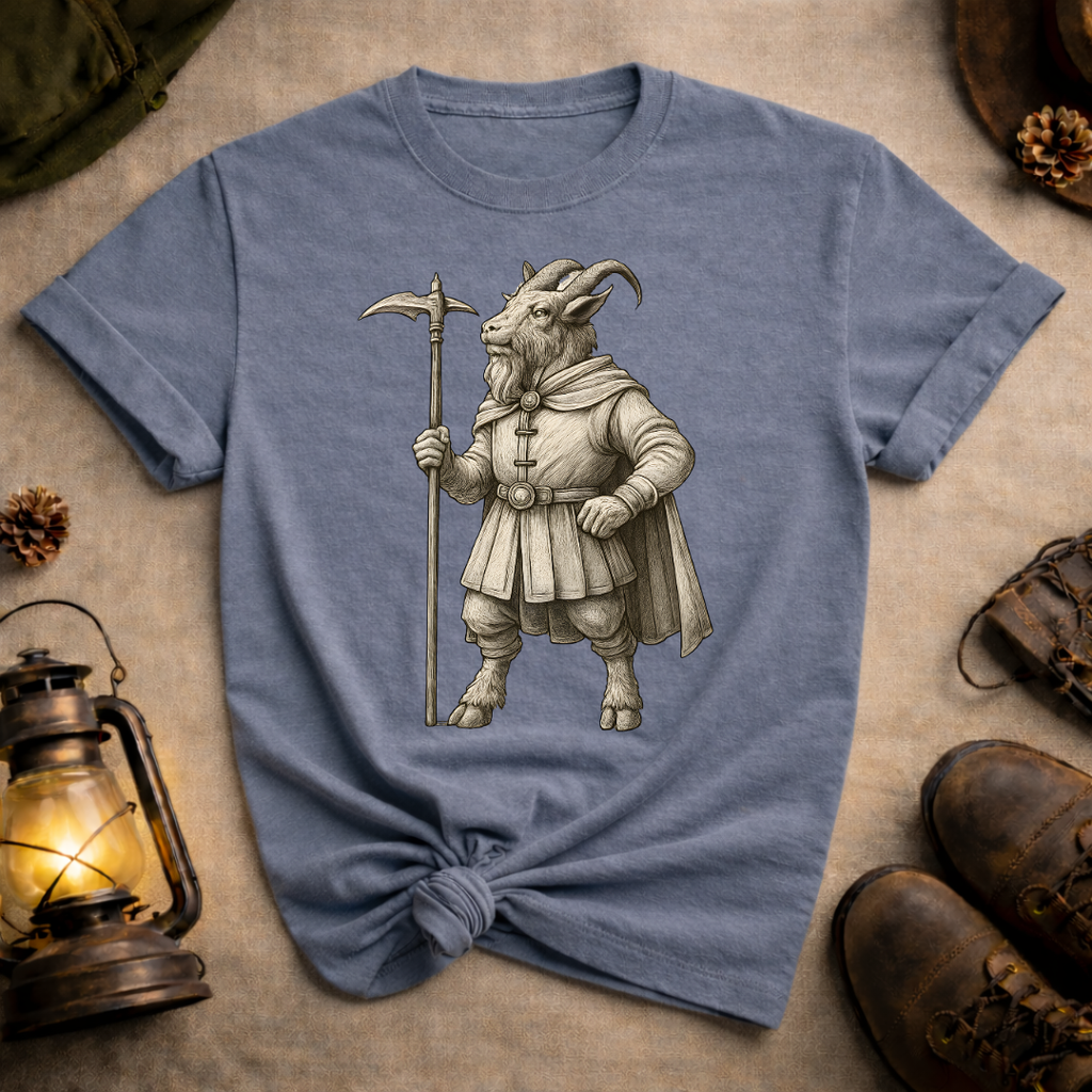 Goat with War Pick T-Shirt