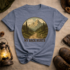 My Back Hurts Flat Lettering T-Shirt