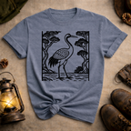 Korean Folk Art Crane 1 T-Shirt