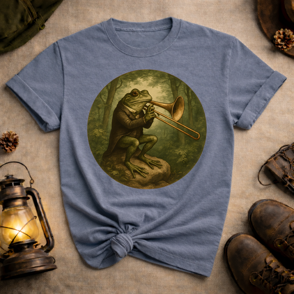 Frog Playing Trombone T-Shirt