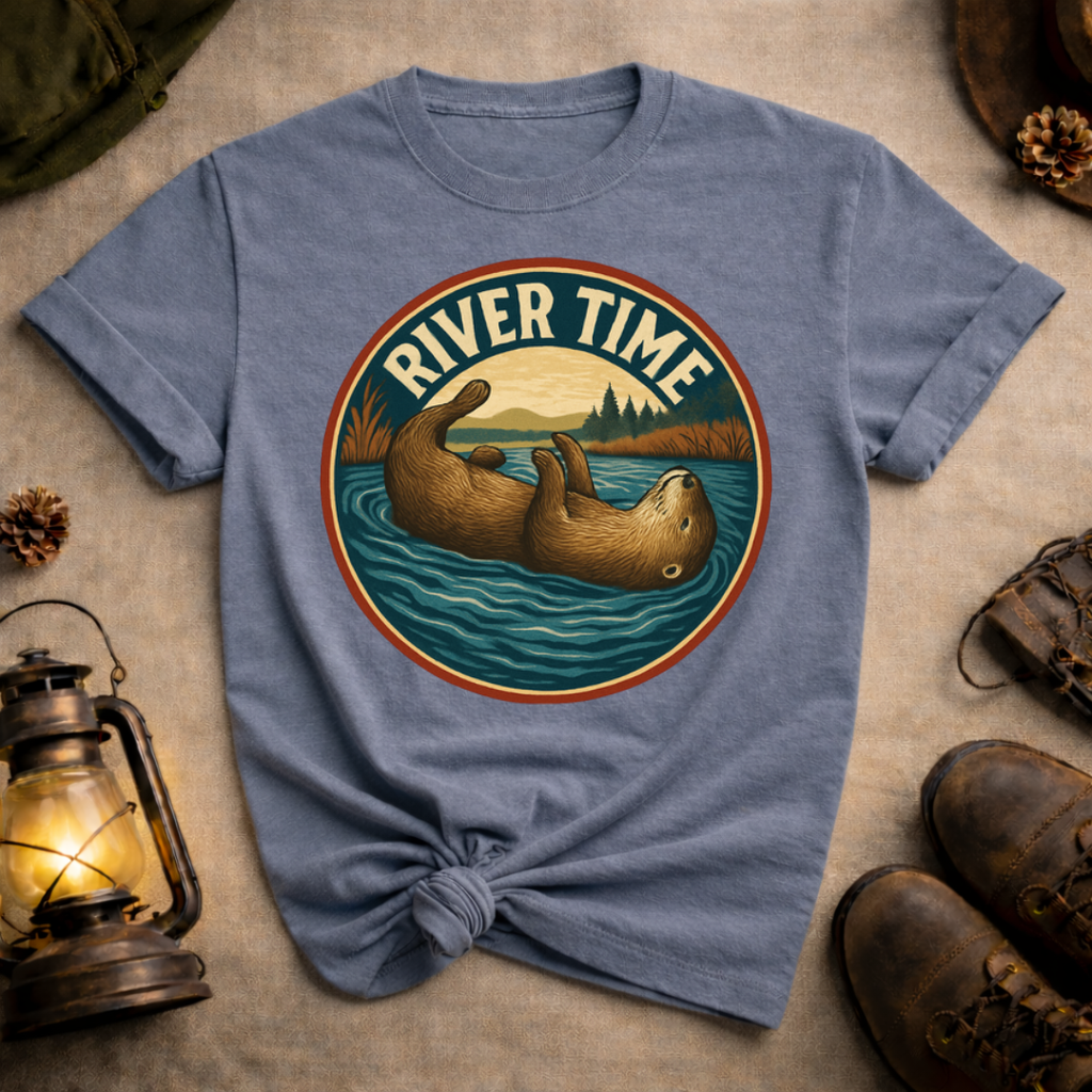 River Time Otter T-Shirt