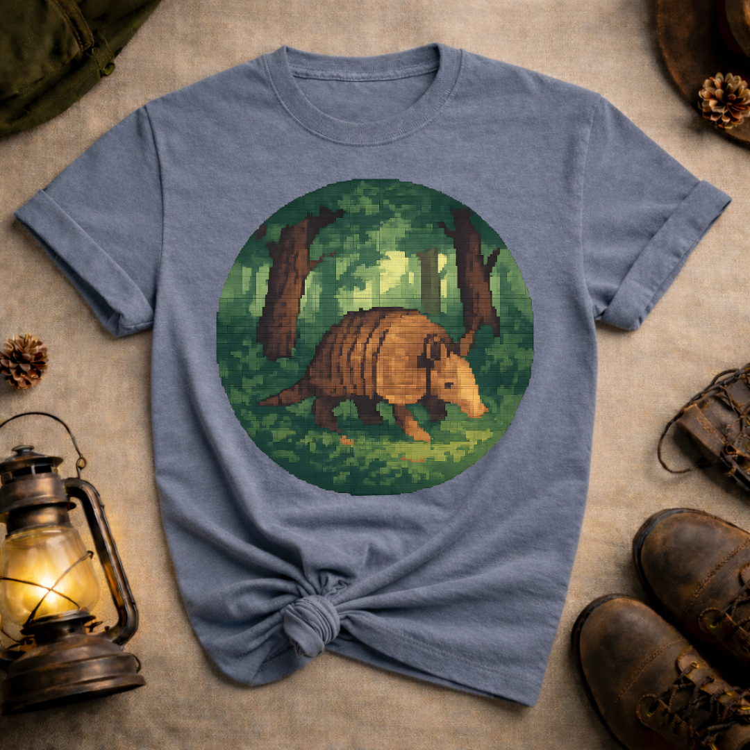 Pixel Art Armadillo T-Shirt