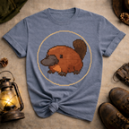 Retro Pixel Art Platypus T-Shirt