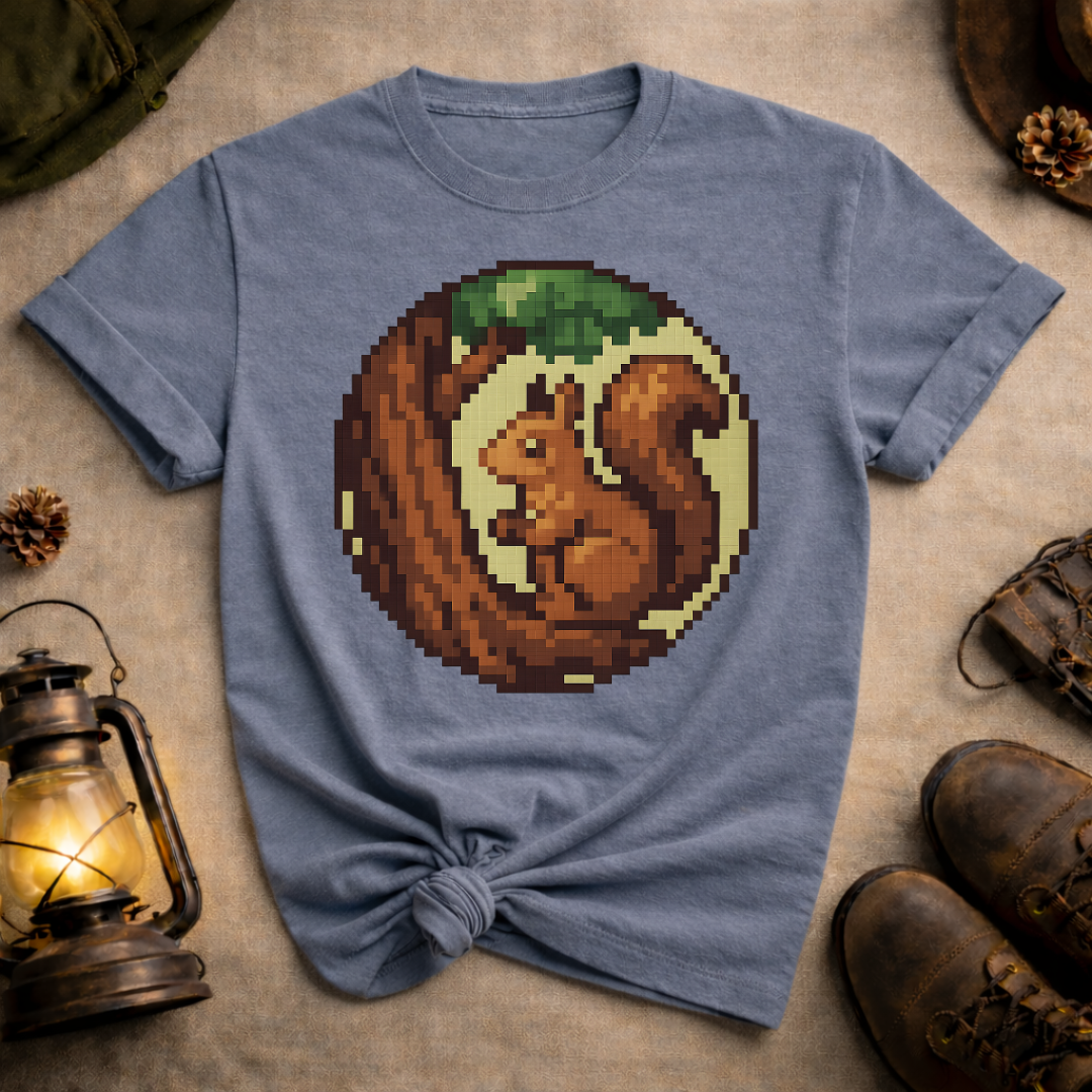 Pixel Art Squirrel T-Shirt