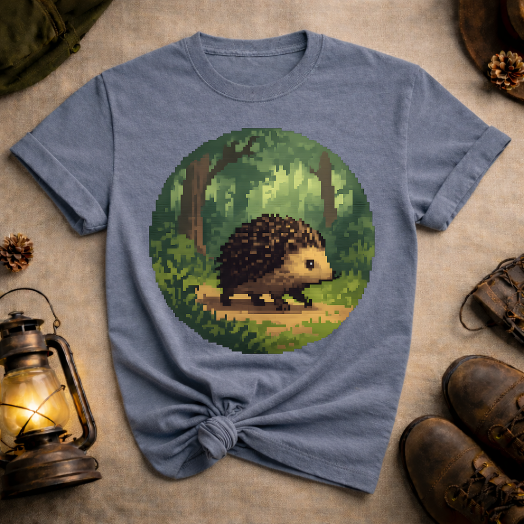 Pixel Art Hedgehog T-Shirt