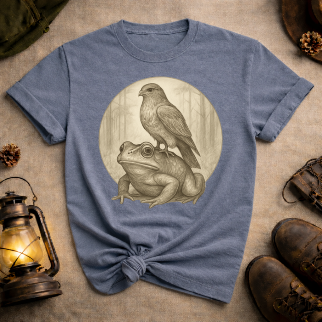 Hawk and Frog T-Shirt