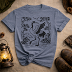 Korean Folk Art Crane 2 T-Shirt
