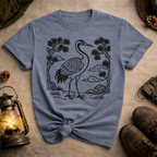 Korean Folk Art Crane 3 T-Shirt