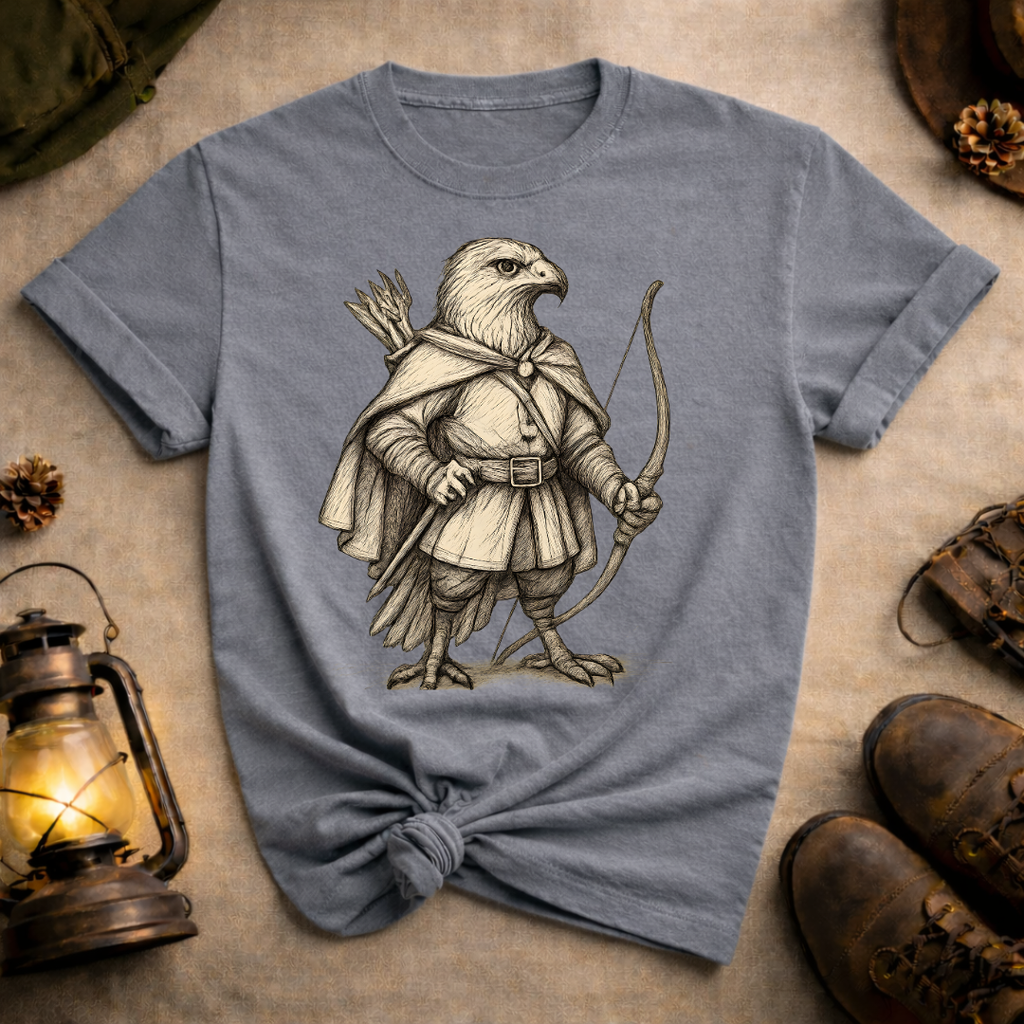 Hawk with Bow T-Shirt