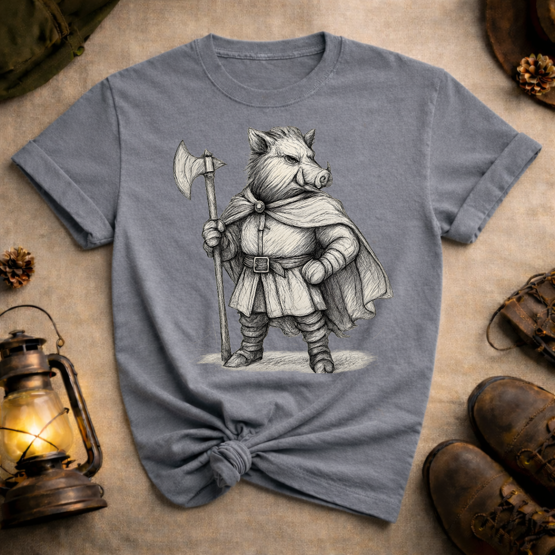 Boar with Ax T-Shirt