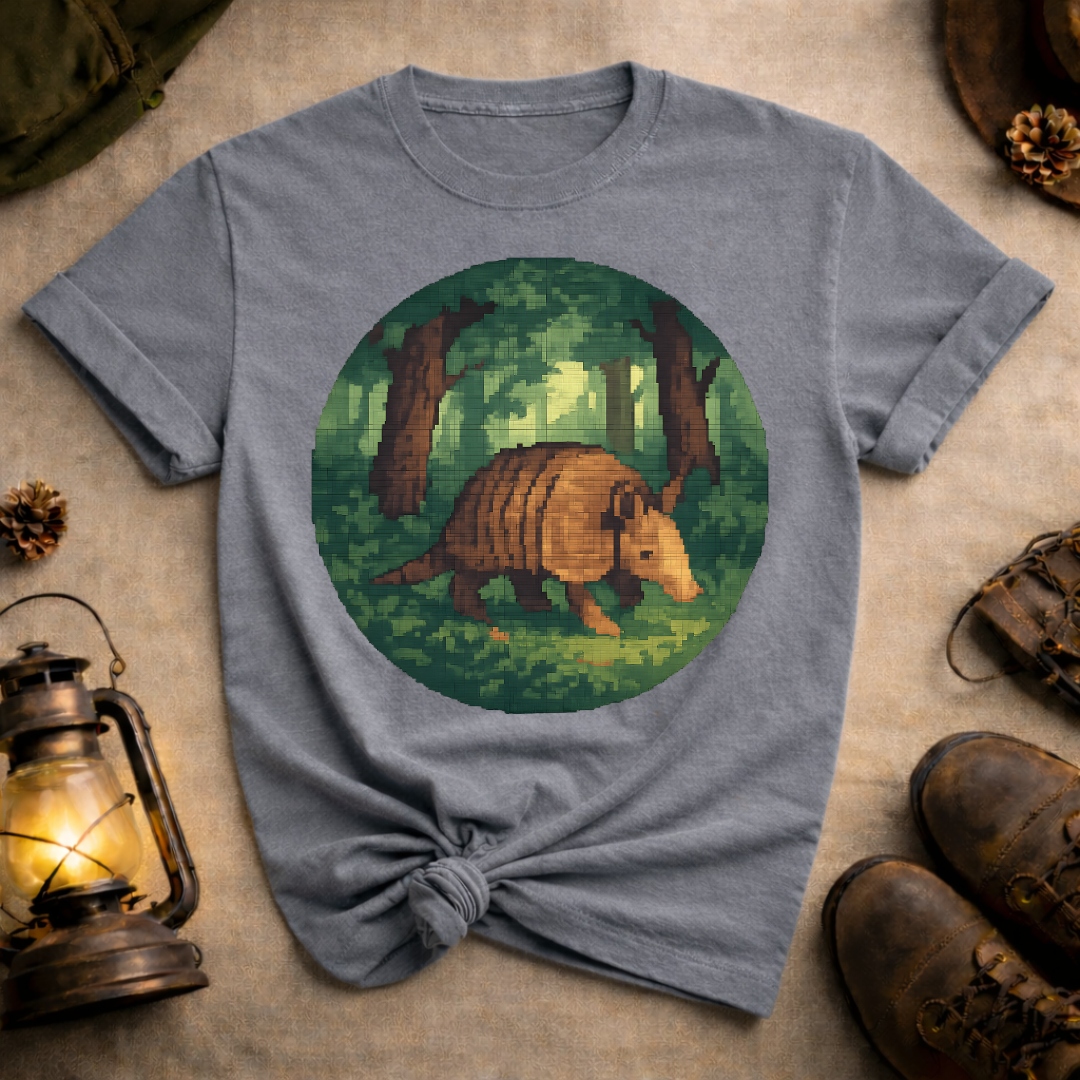 Pixel Art Armadillo T-Shirt