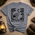 Korean Folk Art Crane 1 T-Shirt
