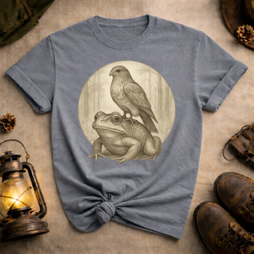 Hawk and Frog T-Shirt