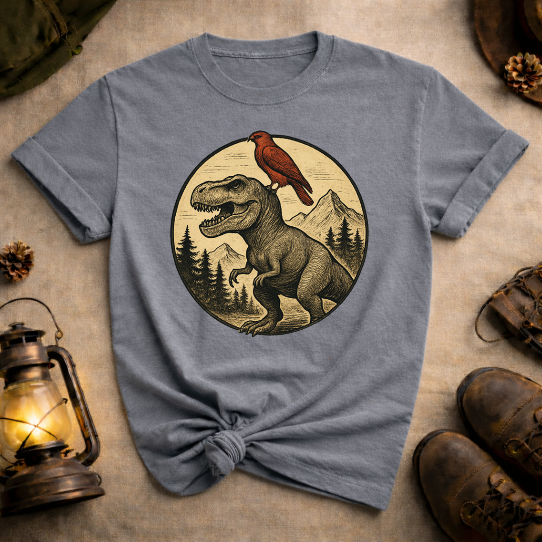 T-Rex and Hawk T-Shirt