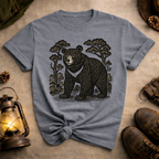 Korean Folk Art Bear T-Shirt