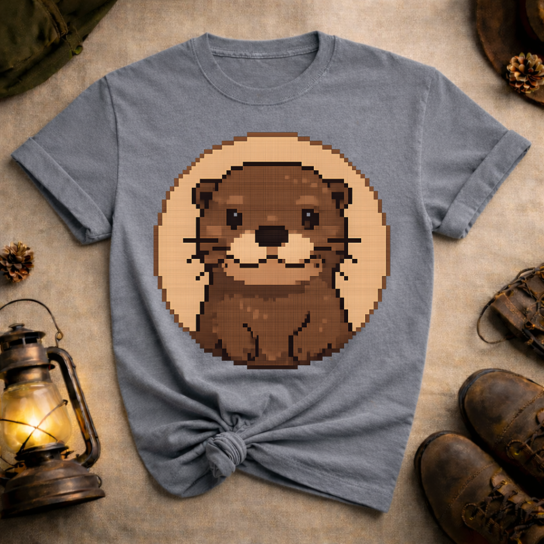 Pixel Art Otter T-Shirt