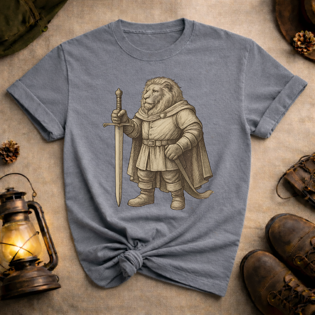 Lion with Broadsword T-Shirt