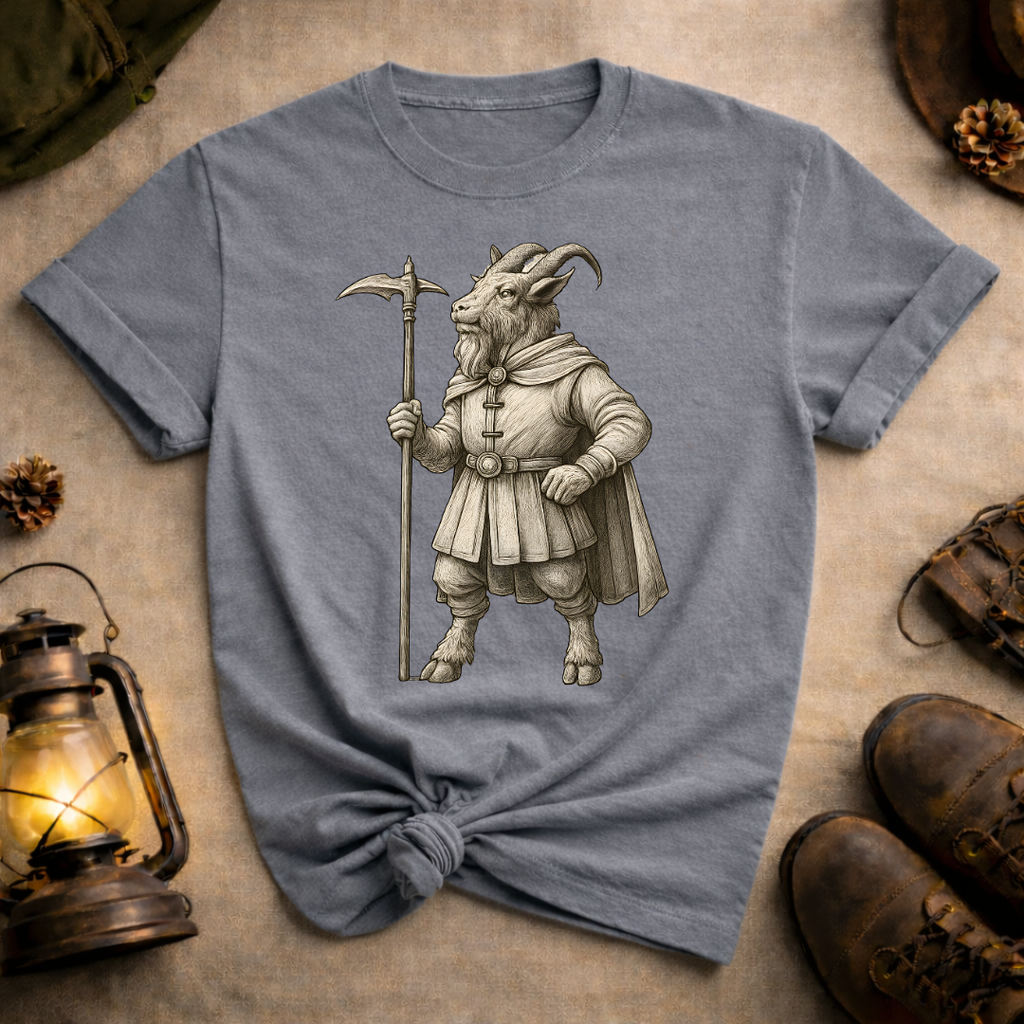 Goat with War Pick T-Shirt