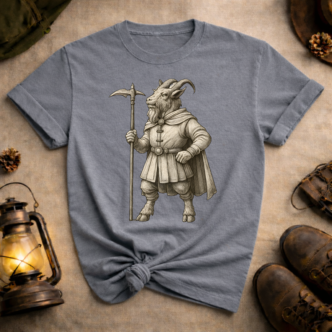Goat with War Pick T-Shirt