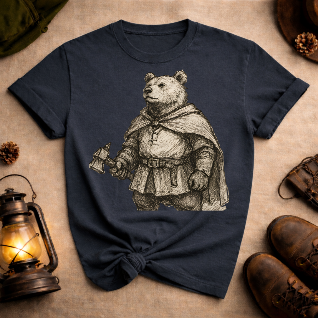 Bear with Warhammer T-Shirt