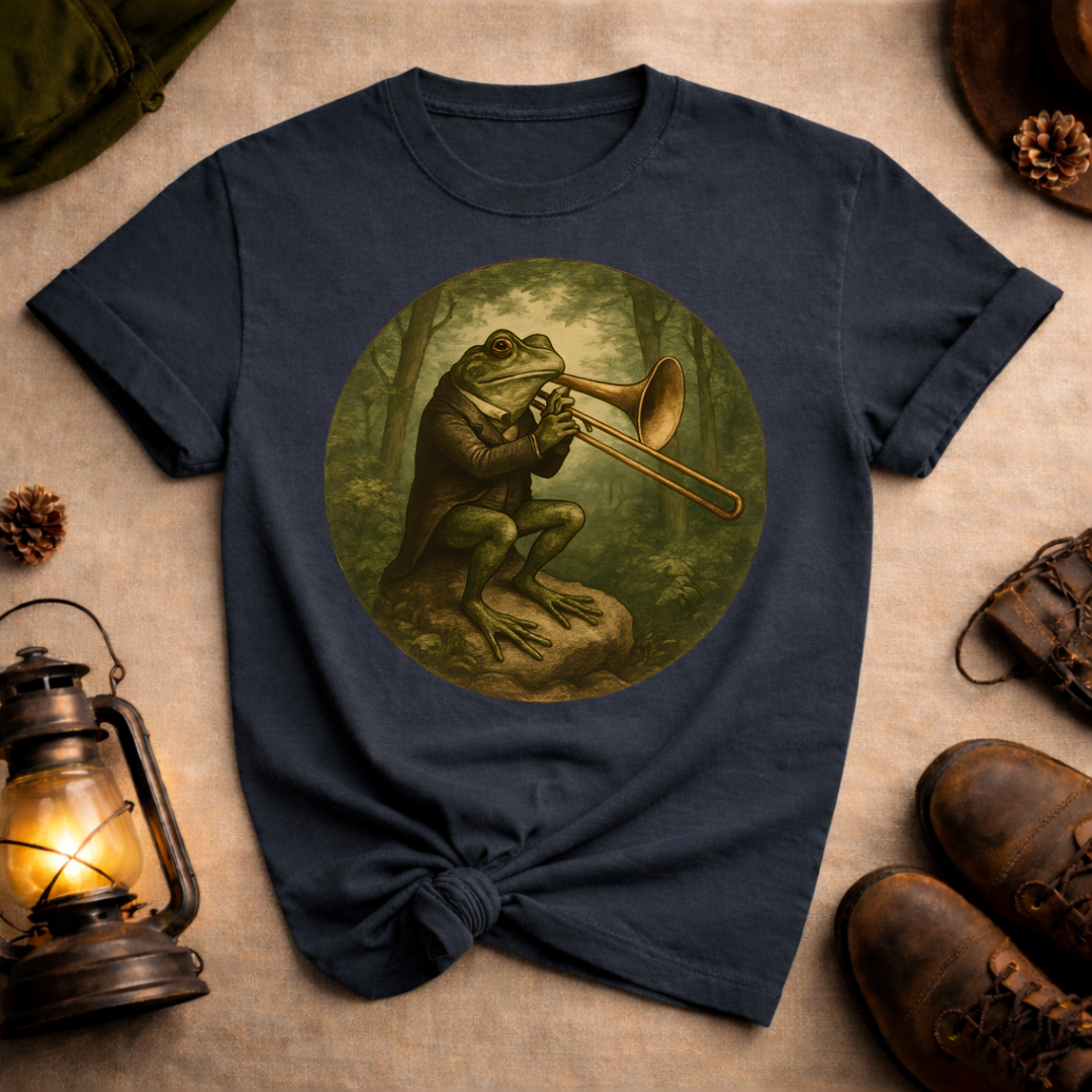 Frog Playing Trombone T-Shirt