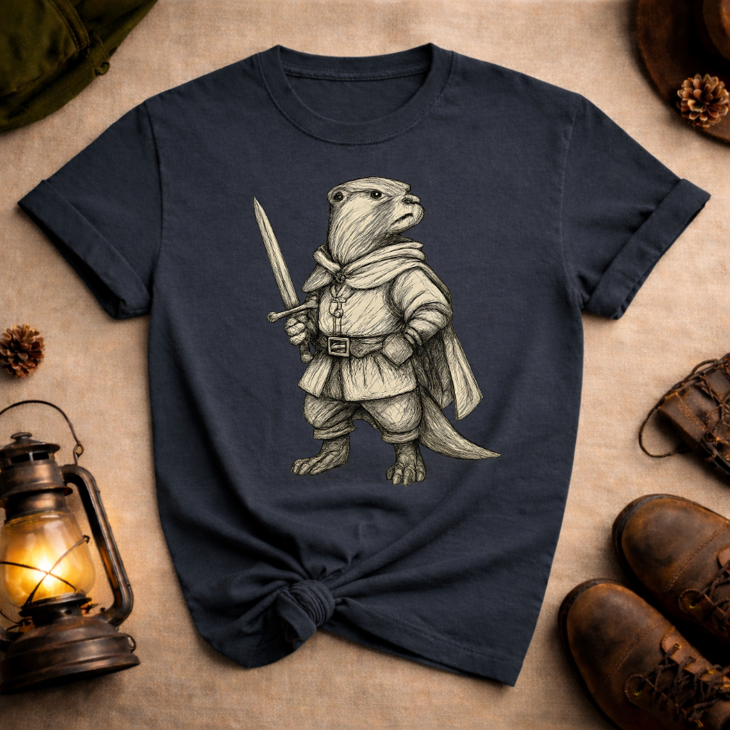 Otter with Shortsword T-Shirt