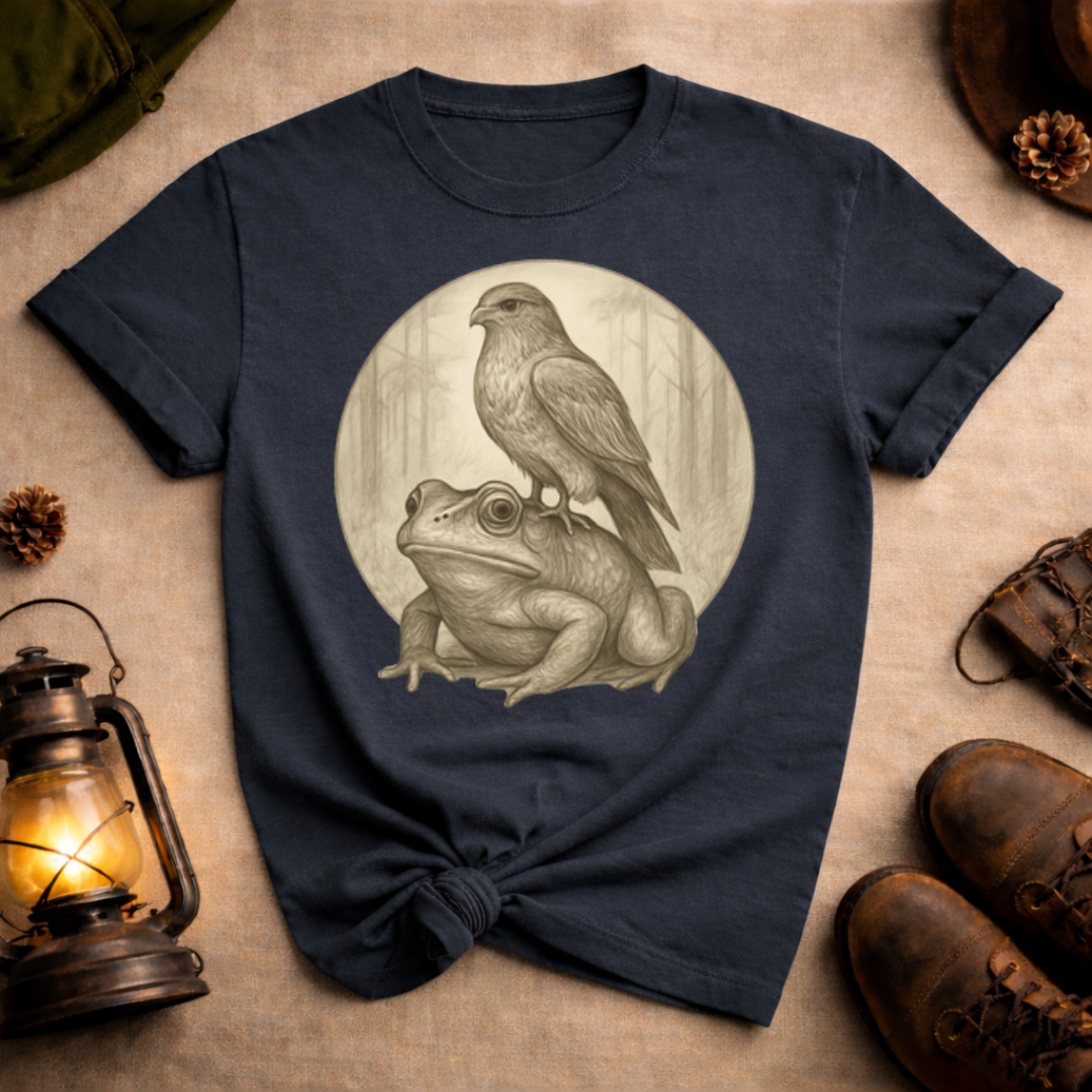 Hawk and Frog T-Shirt