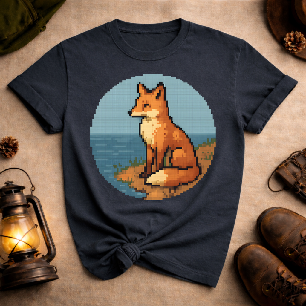 Pixel Art Fox T-Shirt