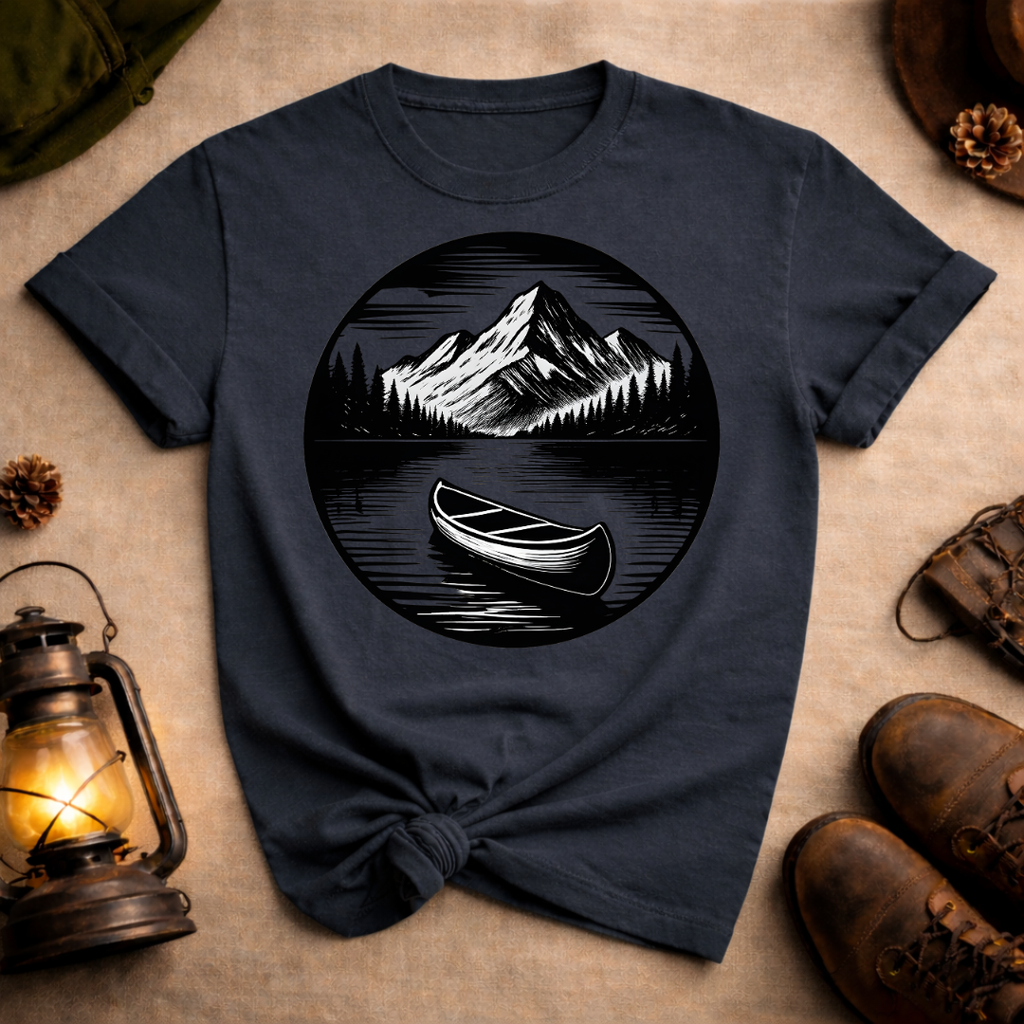 Canoe on the Lake T-Shirt