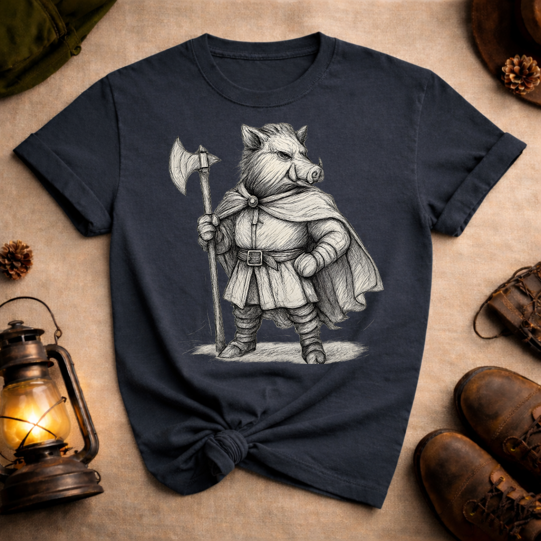Boar with Ax T-Shirt
