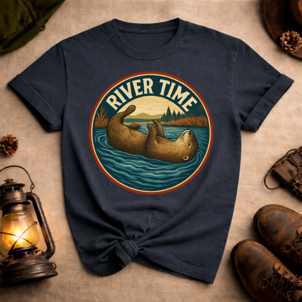River Time Otter T-Shirt