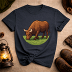 Pixel Art Bull T-Shirt