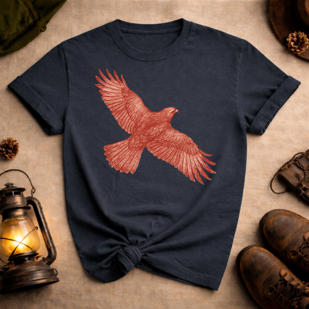 Hawk in Flight T-Shirt