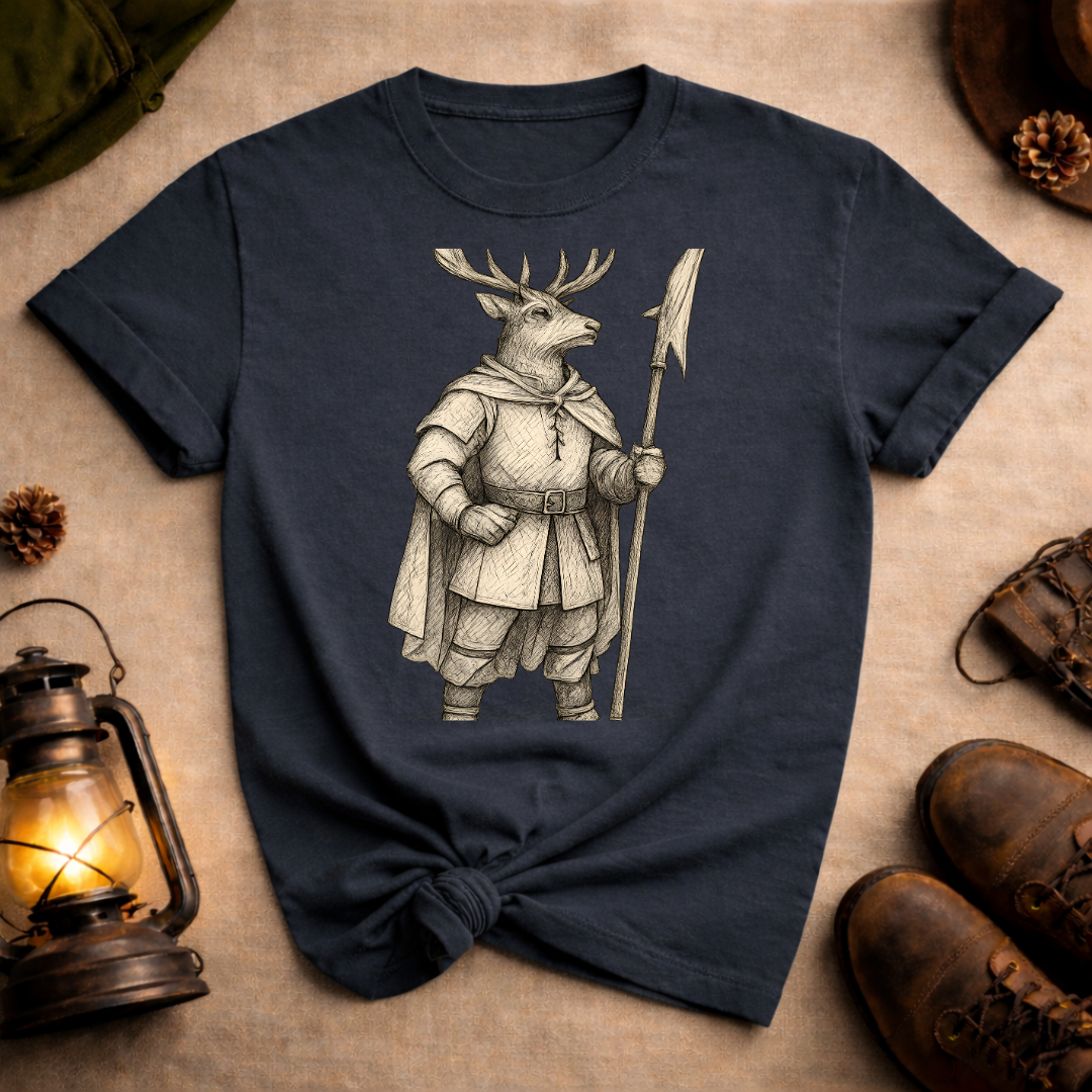 Stag with Glaive T-Shirt