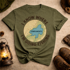 I Know Where I'm Going Fishing T-Shirt