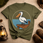 Pixel Art Pelican T-Shirt