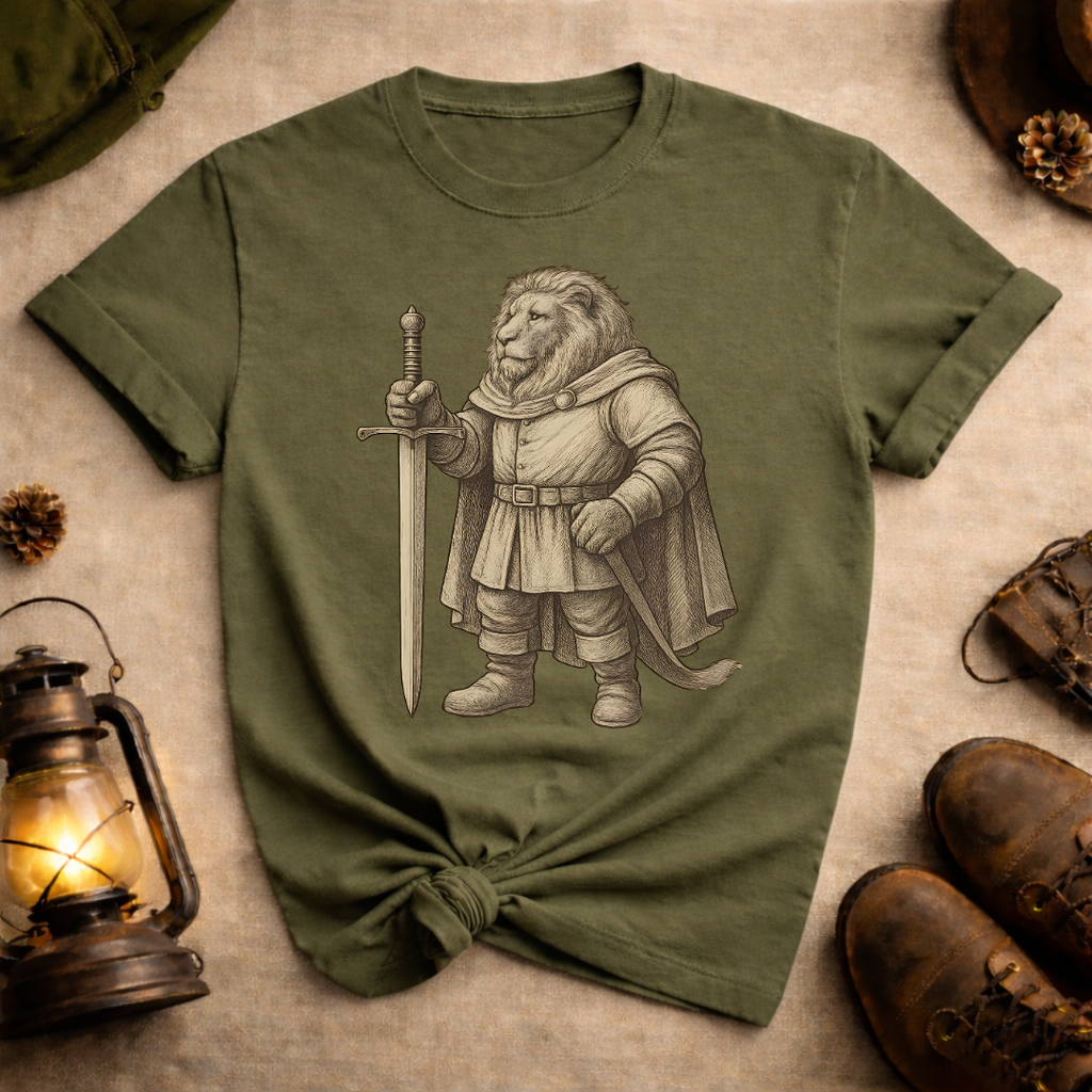 Lion with Broadsword T-Shirt