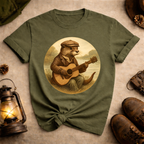 Otter with Guitar T-Shirt