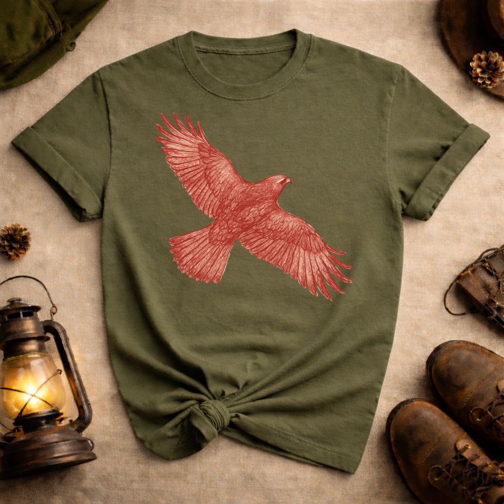 Hawk in Flight T-Shirt