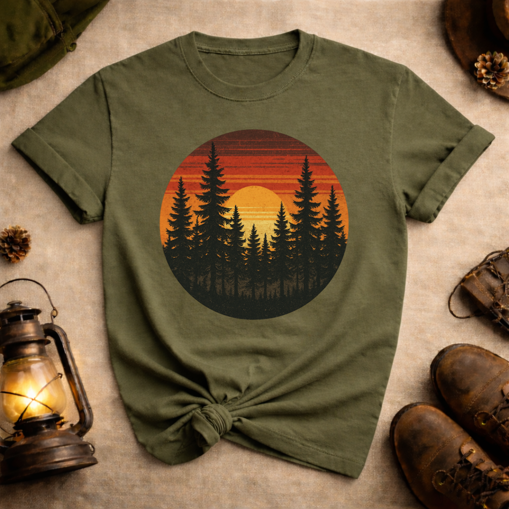 Vintage Style Sunset T-Shirt