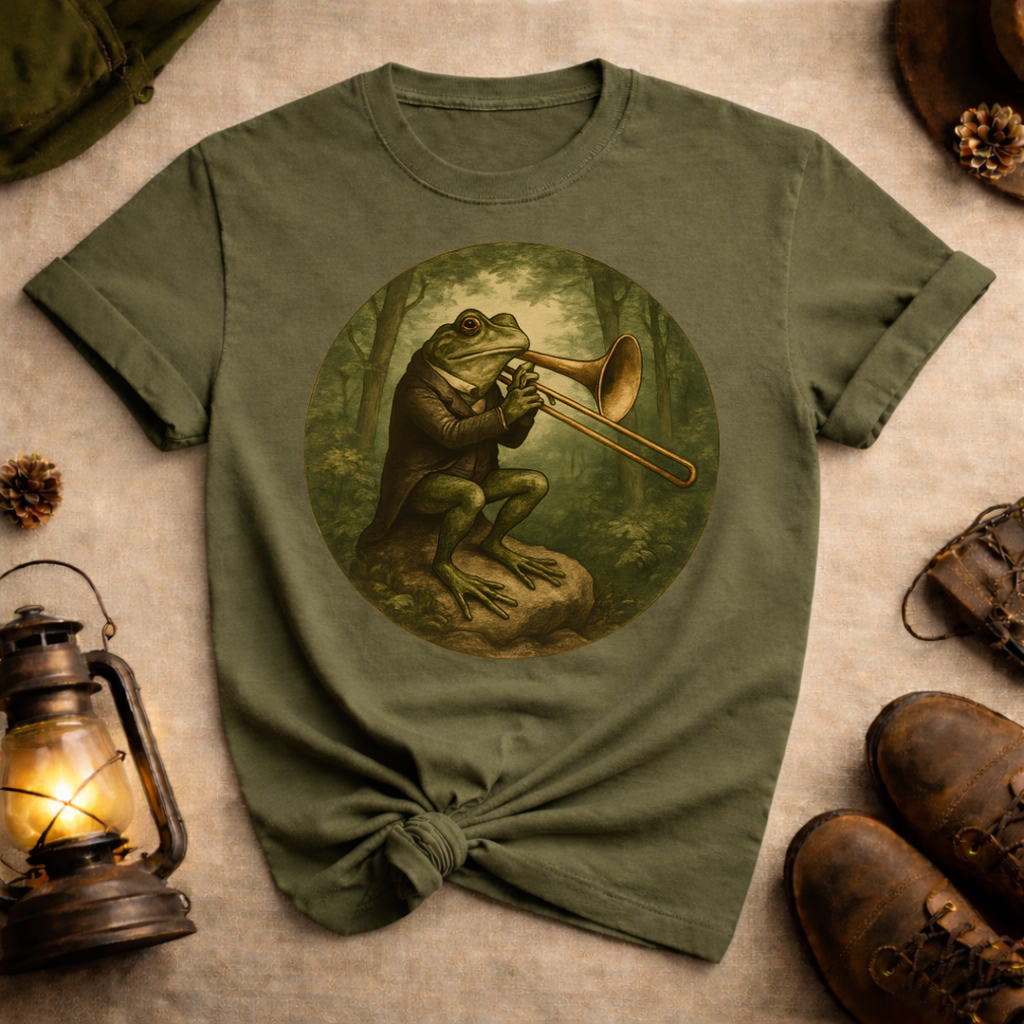 Frog Playing Trombone T-Shirt