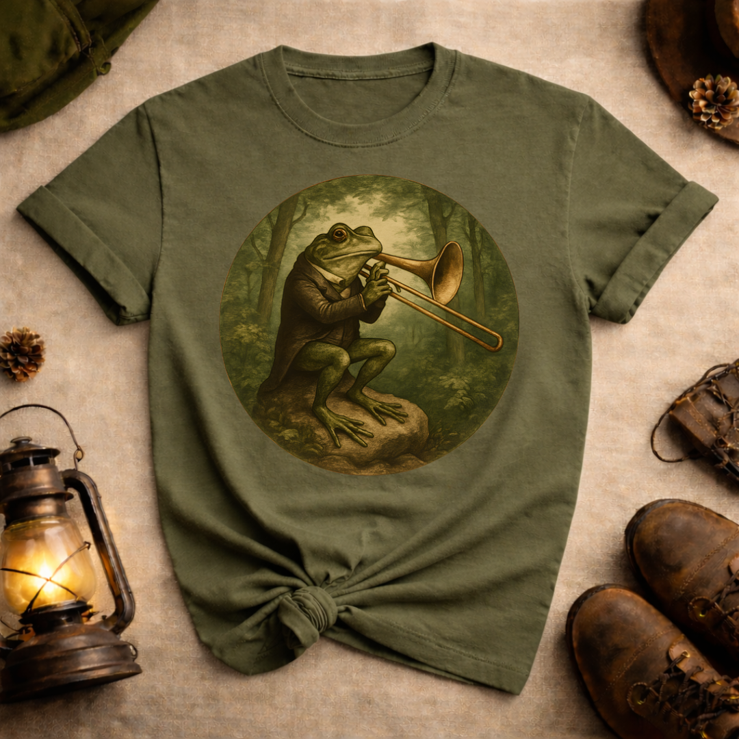 Frog Playing Trombone T-Shirt