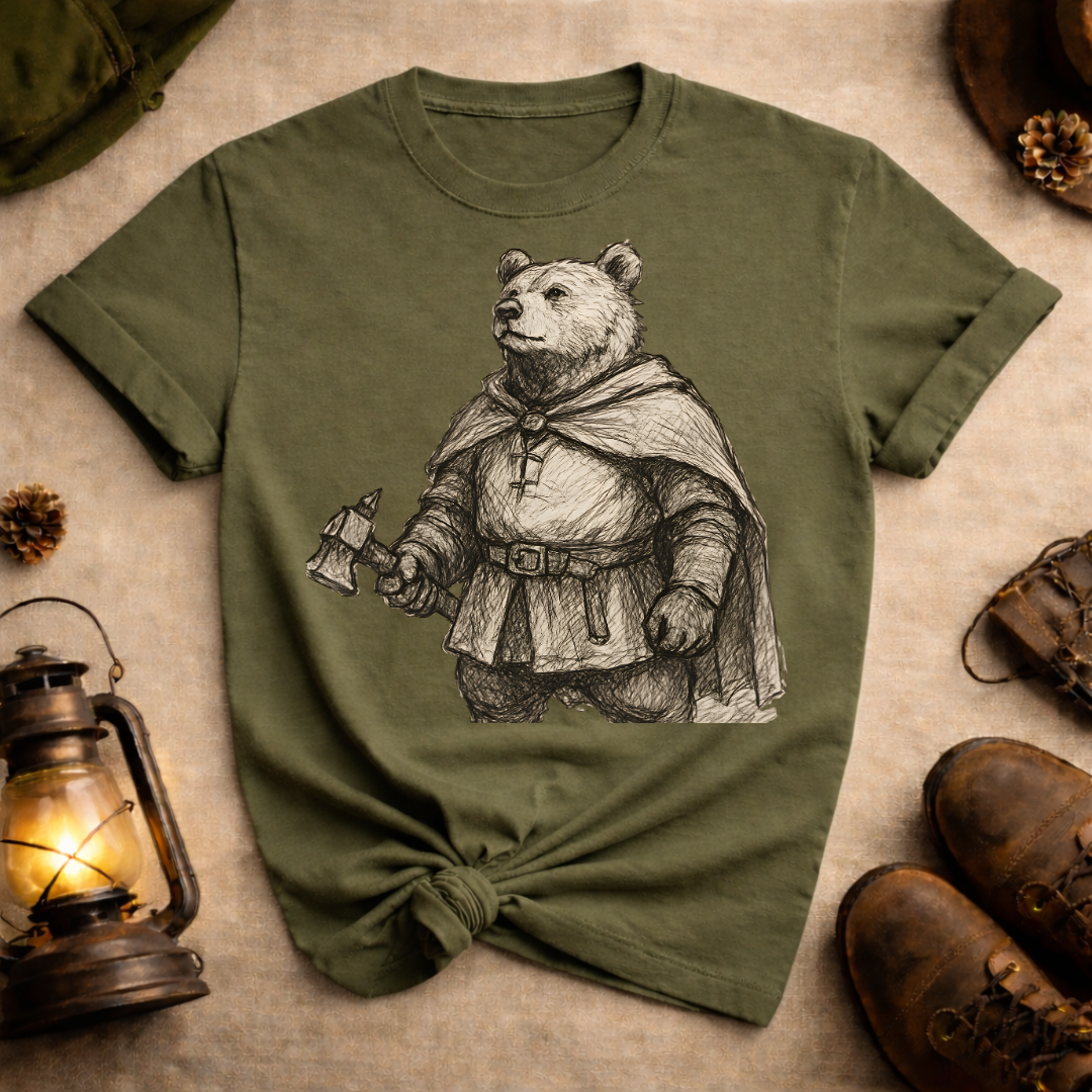 Bear with Warhammer T-Shirt