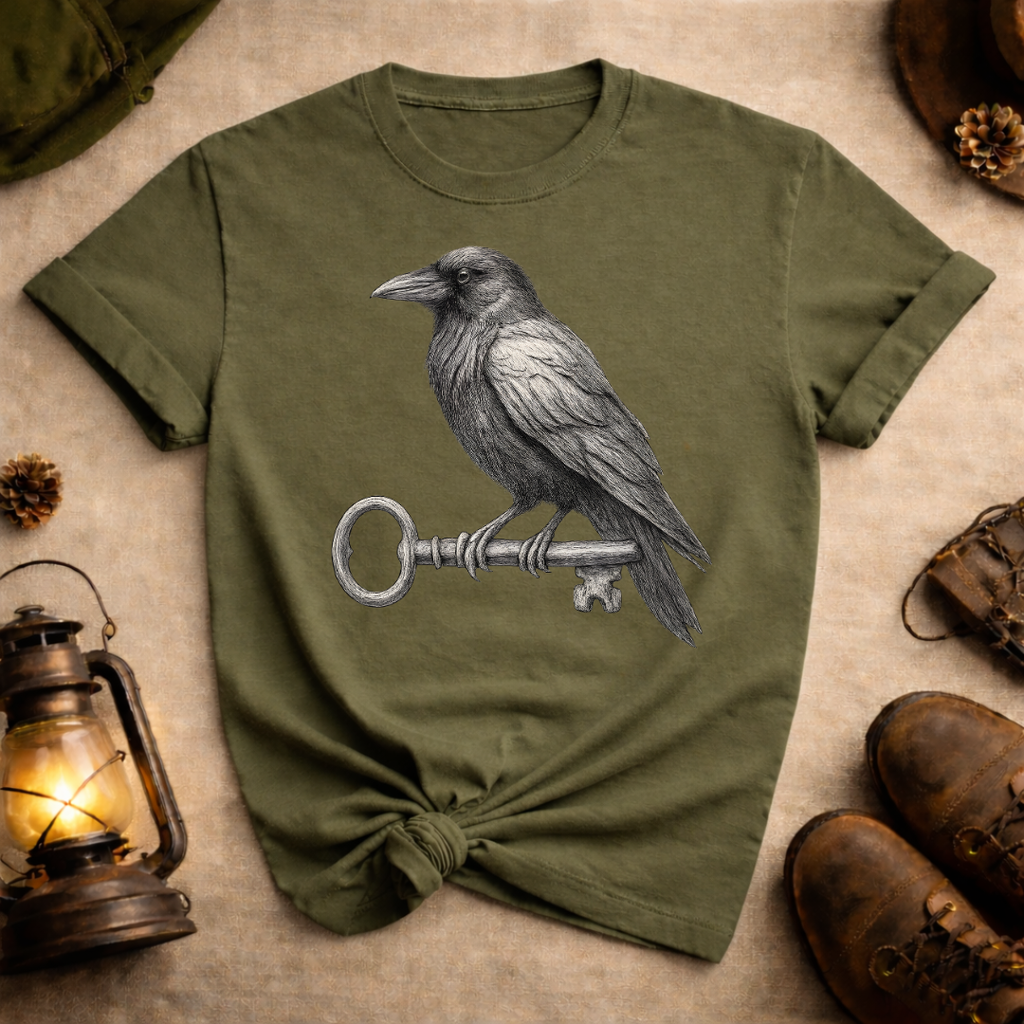 Crow and Key T-Shirt