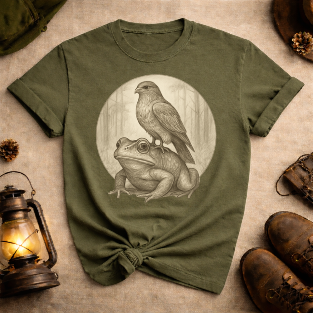 Hawk and Frog T-Shirt