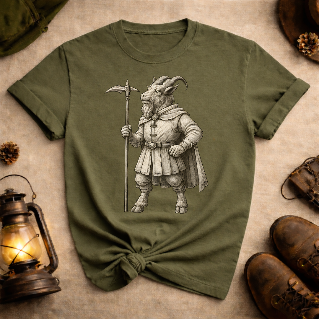 Goat with War Pick T-Shirt