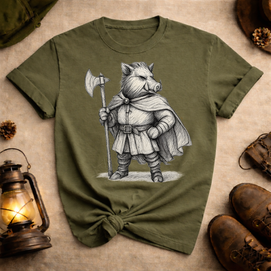 Boar with Ax T-Shirt