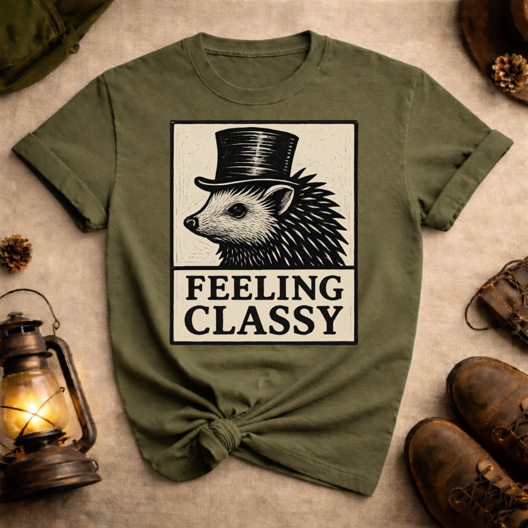 Hedgehog Feeling Classy T-Shirt