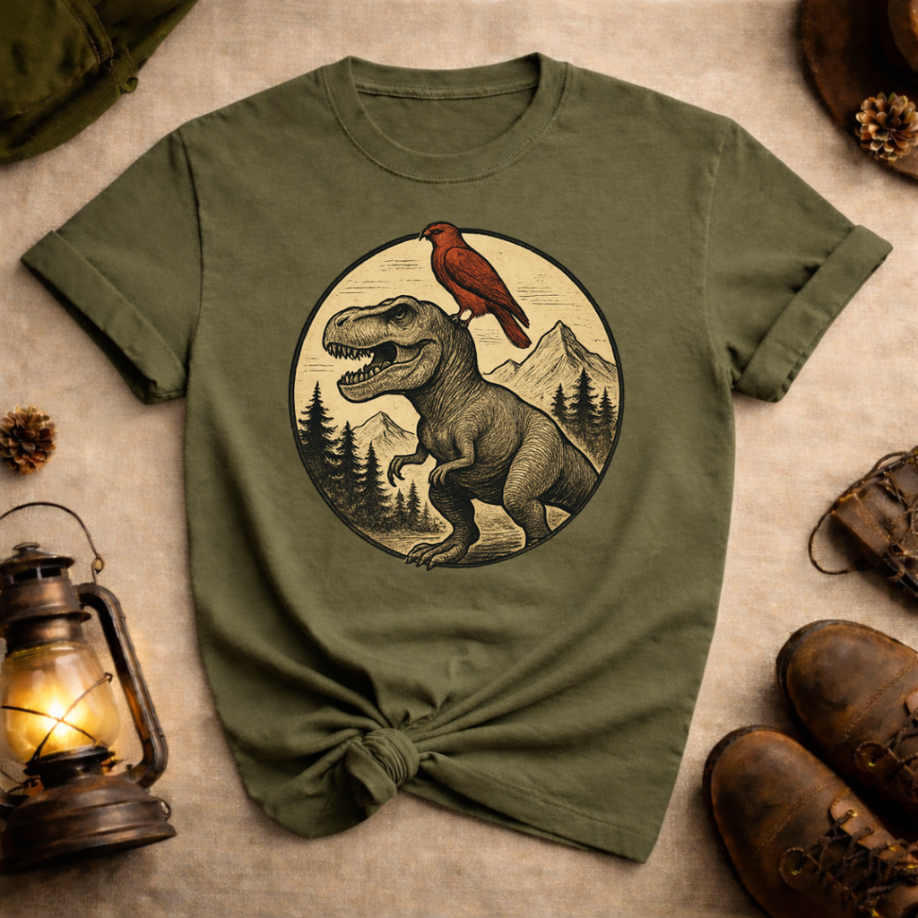 T-Rex and Hawk T-Shirt