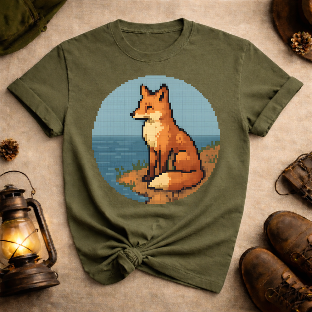 Pixel Art Fox T-Shirt